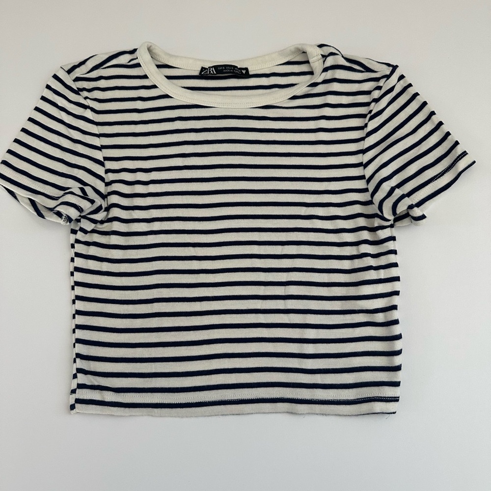 Zara short sleeve striped t-shirt